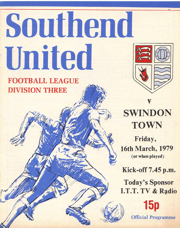 <b>Friday, March 16, 1979</b><br />vs. Southend United (Away)